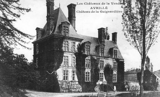 Le château de la Guignardière (vue 1), le logis des Forges (vue 2).
